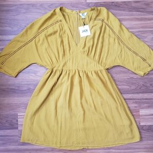 Beautiful Jack by BB Dakota mustard dress. NWT, size 8